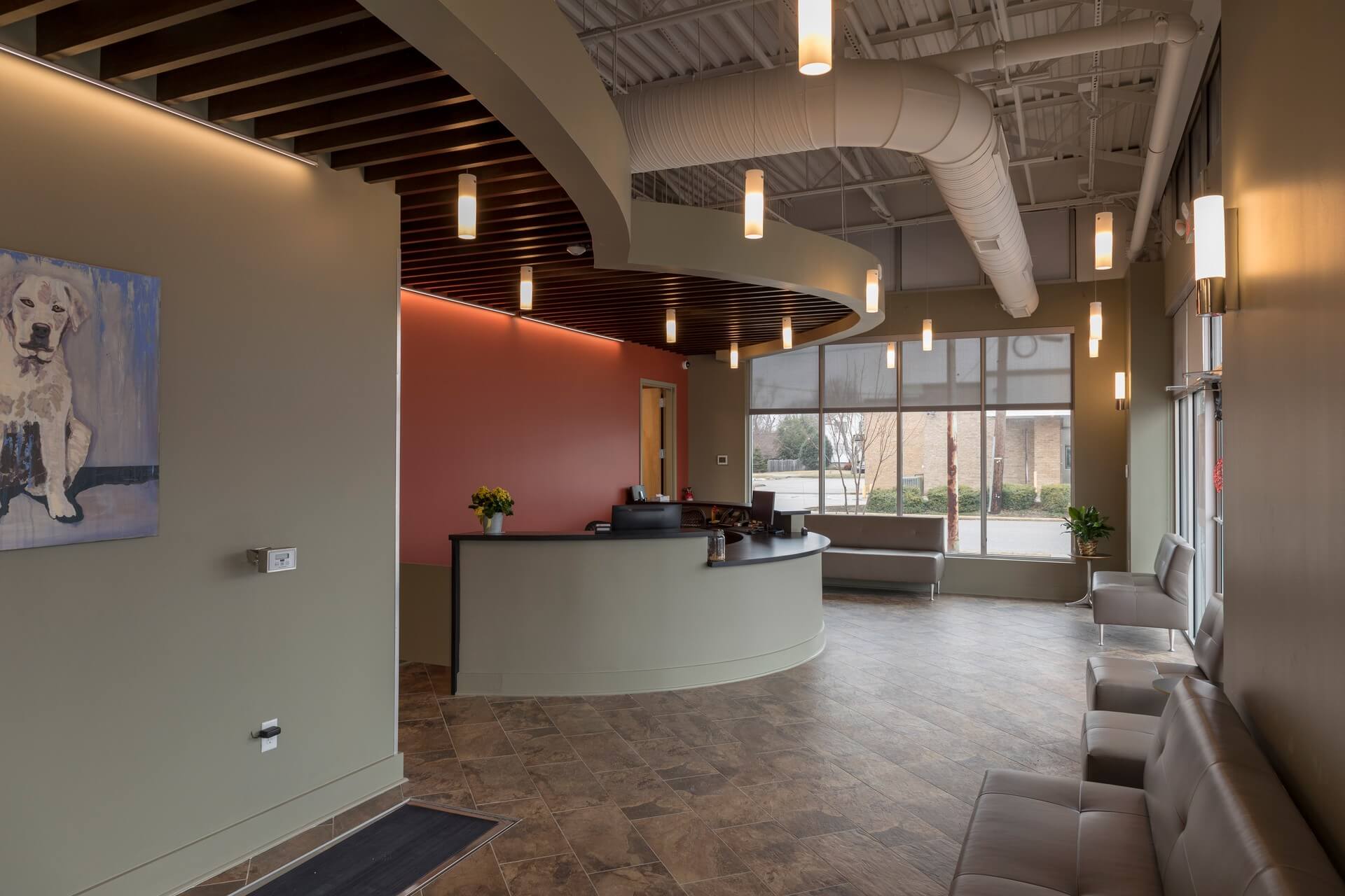 Treatment corridor – Everhart WellPet Center